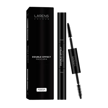 Řasenka Larens Colour Double Effect Mascara 2x 5 ml černá