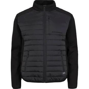 Pánská casual bunda Pánská outdoorová bunda prošívaná se softshellem NORTH 56°4 černá 5XL - 8XL NORTH 56°4 - 5XL