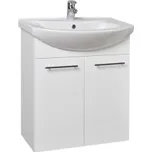 Krajcar KZ Zenon koupelnová skříňka s umyvadlem 55 x 75 x 43 cm bílá KZ55