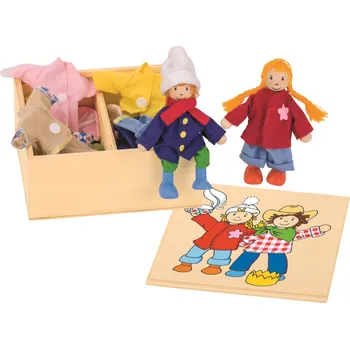 GOKI Panenky Birte & Ben s oblečením