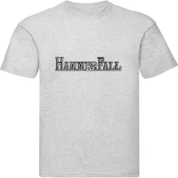 šedivé pánské triko HammerFall