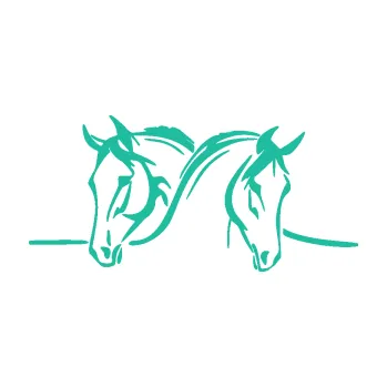 Samolepící dekorace Koníci 006 pravá (25 - tyrkysová) SAMOLEPKA NA AUTO, NÁLEPKA, FÓLIE, POLEP, TUNING, VLASTNÍ TEXT, TISK, AUTOSAMOLEPKY.cz, POLEPY, OBRÁZEK, LOGO, 3D STICKERS