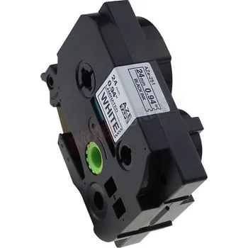 Pásek do tiskárny KOMPATIBILNÍ PÁSKA BROTHER TZ-251/TZe-251 BÍLÁ/ČERNÝ TISK, 24mm