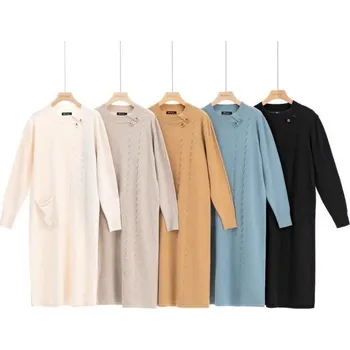 Dámský svetr Šatovka úpletová MY6052 Itálie barva: hnědá-fango *, velikost: M/L