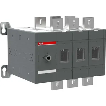 vypínač 1SCA022871R6170 OT1000E03C Přepínač 3P I-0-II Ith=1000A, montáž na základnu, bez rukojeti a hřídele, ABB