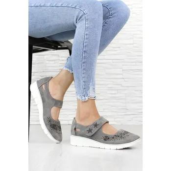 Dámské baleríny Super in Šedé dámské baleríny 6590DK.G Velikost: 41