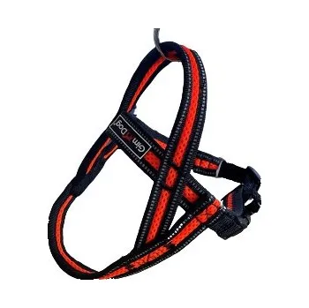 Postroj pro psa Postroj GimBorn Mesh Y 2,5 x 60 64-80 cm oranžový