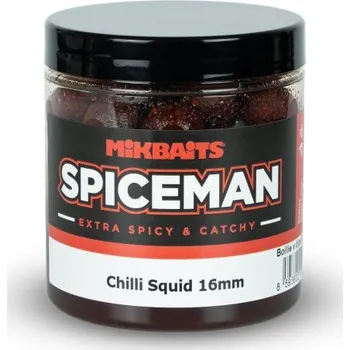 Boilies Mikbaits Spiceman Boilie v Dipu - Chilli/Squid - 16mm/250ml