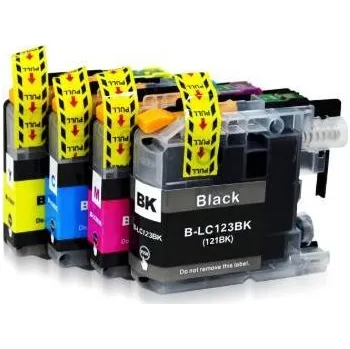 Počítačové příslušenství MULTIPACK BROTHER LC-123 CMYK KOMPATIBILNÍ