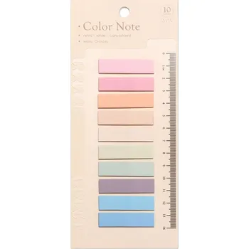 Doplněk ke knize CuteArt Samolepicí transparentní záložky - Rainbow Note