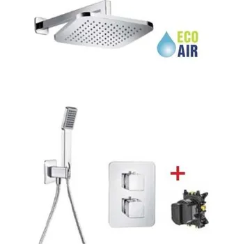 Sprchový set Sanjet Sprchový set INFINITY ECOAIR TV 30x30 cm (IETV30)