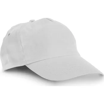 Kšiltovka CAMPBEL. Polyesterová čepice - Bílá