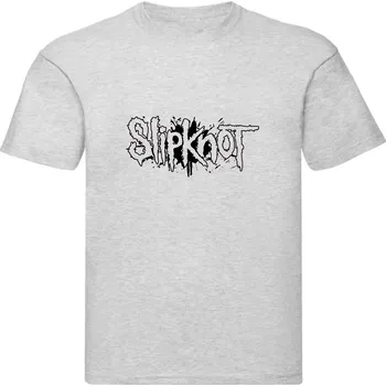 šedivé pánské triko Slipknot