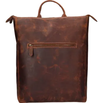 Kožený batoh HGL City - koňak