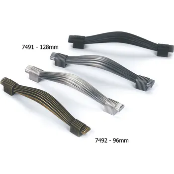 Nábytkové kování 749 - 96 mm, 500 matný nikl