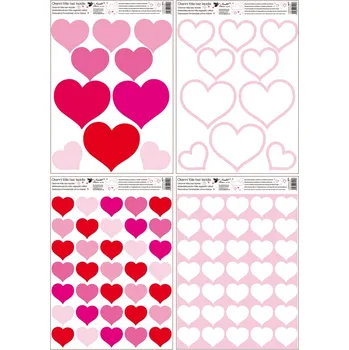 Anděl Přerov Okenní fólie srdíčka 42x30 cm