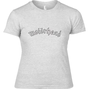 šedivé dámské triko Motörhead