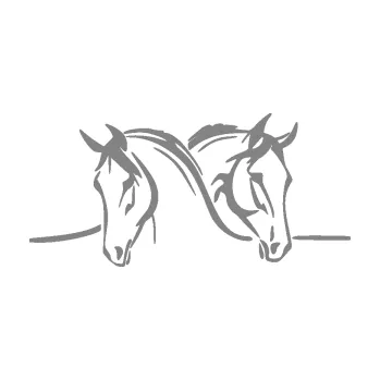 Samolepící dekorace SAMOLEPKA Koníci 006 levá (17 - šedá) NA AUTO, NÁLEPKA, FÓLIE, POLEP, TUNING, VLASTNÍ TEXT, TISK, AUTOSAMOLEPKY.cz, POLEPY, OBRÁZEK, LOGO, SAMOLEPKY