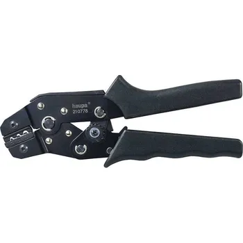 Kleště 210778 Kleště lisovací na neizolovaná kabelová oka a spojky 0,25 - 2,5 mm2, Haupa