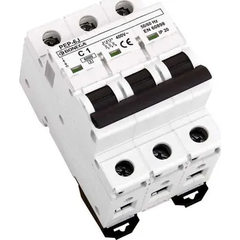 Jistič 02-3001C-PEP-6J Jistič PEP-6J (6 kA) 3P C 1A, Bonega
