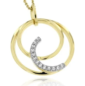 Přívěsek Zlatnictví U Kostela Dámský zlatý přívěsek se zirkony 620ž 693572238