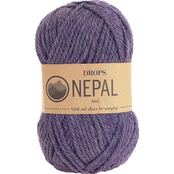 Příze Příze DROPS Nepal mix 4434 - purpurová