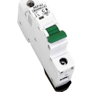 Jistič 02-1008C-PEP-6J Jistič PEP-6J (6 kA) 1P C 8A, Bonega