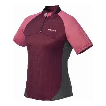 Cyklistické oblečení SHIMANO dámský dres krátký rukáv, růžová, S (SHIMANO dámský dres krátký rukáv, růžová, S)