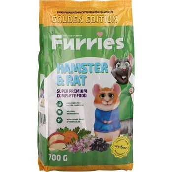 Krmivo pro hlodavce Furries extrudované granule křeček, potkan a myš 700 g