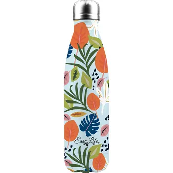 Termohrnek Easy Life, Itálie Easy Life - Cestovní lahev Tropical Vibes v dárkové krabičce - 500 ml Barva: jako na obrázku