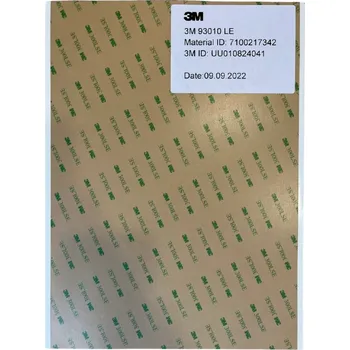 Výstražná páska 3M 93010LE A4 arch (21x30cm) oboustanná transparetní lepící páska 3M, tloušťka 0,1mm