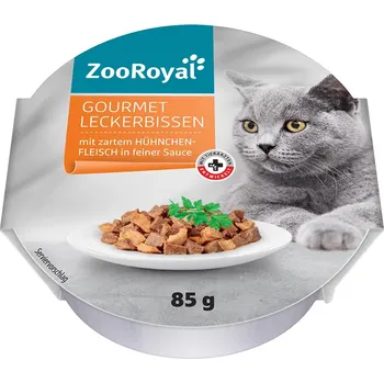 Krmivo pro kočku ZooRoyal Gourmet pamlsky s měkkým kuřecím masem v jemné omáčce 12x85g