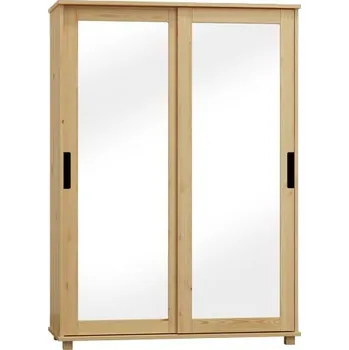 Nábytek ImportWorld Šatní skříň z masivu NR10 Style s90 věšák (Barva dřeva: Dub)