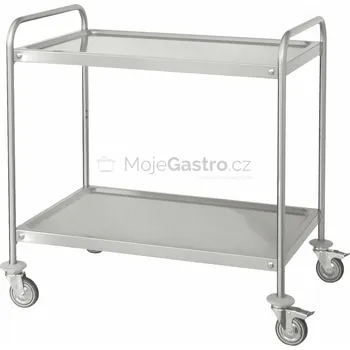 Servírovací stolek OEM Vozík se dvěmi policemi (800x500x850/940)