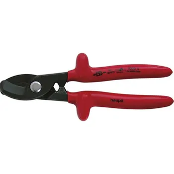 Kleště 200120 Kleště ke stříhání Al a Cu kabelů VDE do průměru 20 mm, Haupa