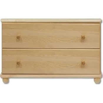 Ložnice ImportWorld Komoda Conrad masiv v55 x š100 x h47 cm (Barva dřeva: Ořech)