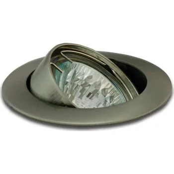 VPD-LR50/NB Svítidlo podhledové lité výklopné 50W 12V GU5,3 - nikl broušený (nerez), Panlux