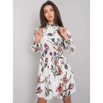 Dámské šaty Dámské šaty s potisky Akilah RUE PARIS bílé