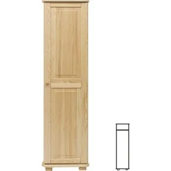 Ložnice ImportWorld Šatní skříň z masivu Vavřinec věšák (Barva dřeva: Ořech)