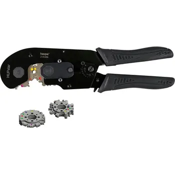 Kleště 213086 Kleště lisovací HUPstar na dutinky a kabelová oka, Haupa