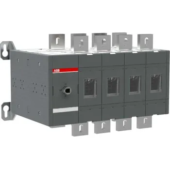 vypínač 1SCA022872R1410 OT1000E04C Přepínač 4P I-0-II Ith=1000A, montáž na základnu, bez rukojeti a hřídele, ABB