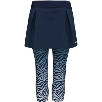 Dámská sukně HEAD Dynamic 3/4 Tights Skort Dark Blue/Print Vision XS