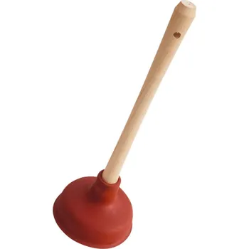 Zvon na čištění odpadu Zvon na čištění odpadů 36x14 cm guma/dřevo