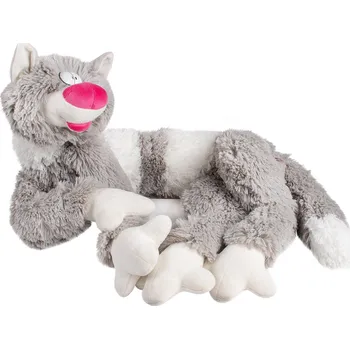 plyšák Wiky Protažená plyšová kočka 100 cm