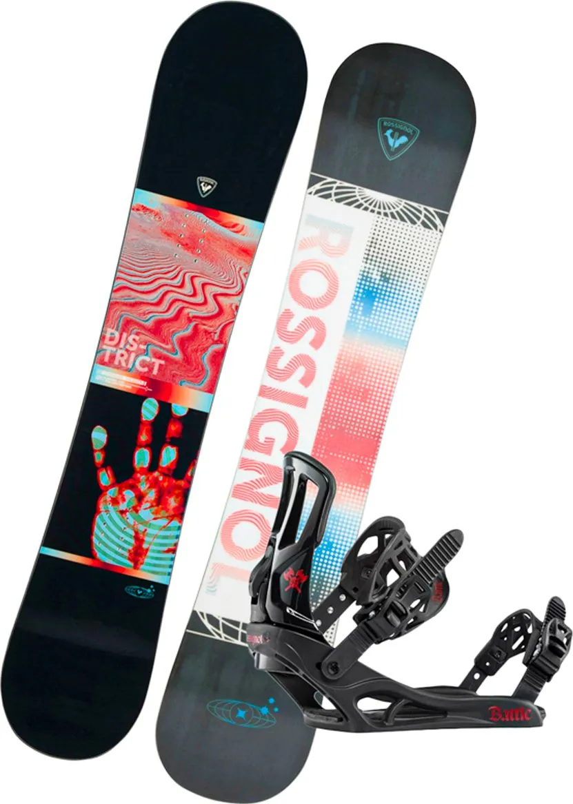 Foto Snowboard Rossignol District Infrablack + Battle 151 cm Zbozi.cz