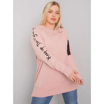 Dámská tunika Dámská tunika plus size PARMA tmavě růžová