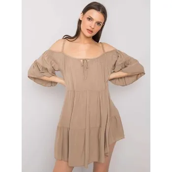 Dámské šaty Dámské šaty Veronique OCH BELLA hnědé