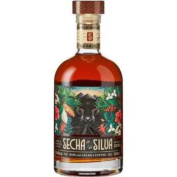 Rum Secha de la Silva Rum with Cacao & Coffee 40,0% 0,7 l (holá láhev)