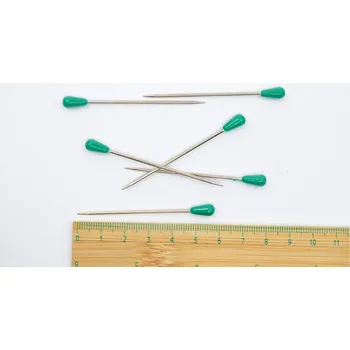 Špendlíky čalounické 1,4x62mm 100ks zelené