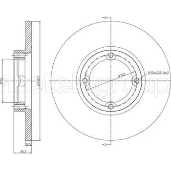Brzdový kotouč Brzdový kotouč CIFAM (800-597C)